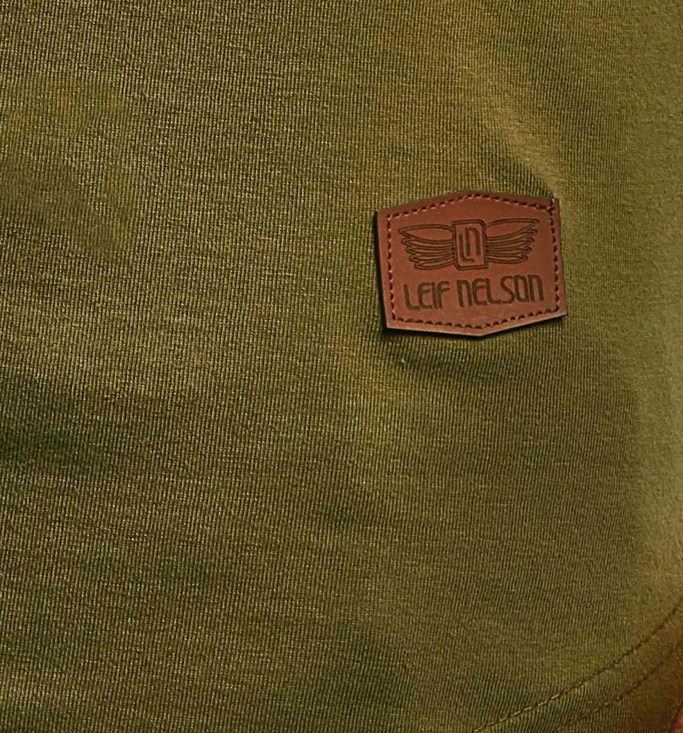 Leif Nelson Maglietta Uomo Estate Girocollo, vestibilità Regolare Maglietta Uomo 100% Cotone, Maglietta Base Uomo Manica Corta