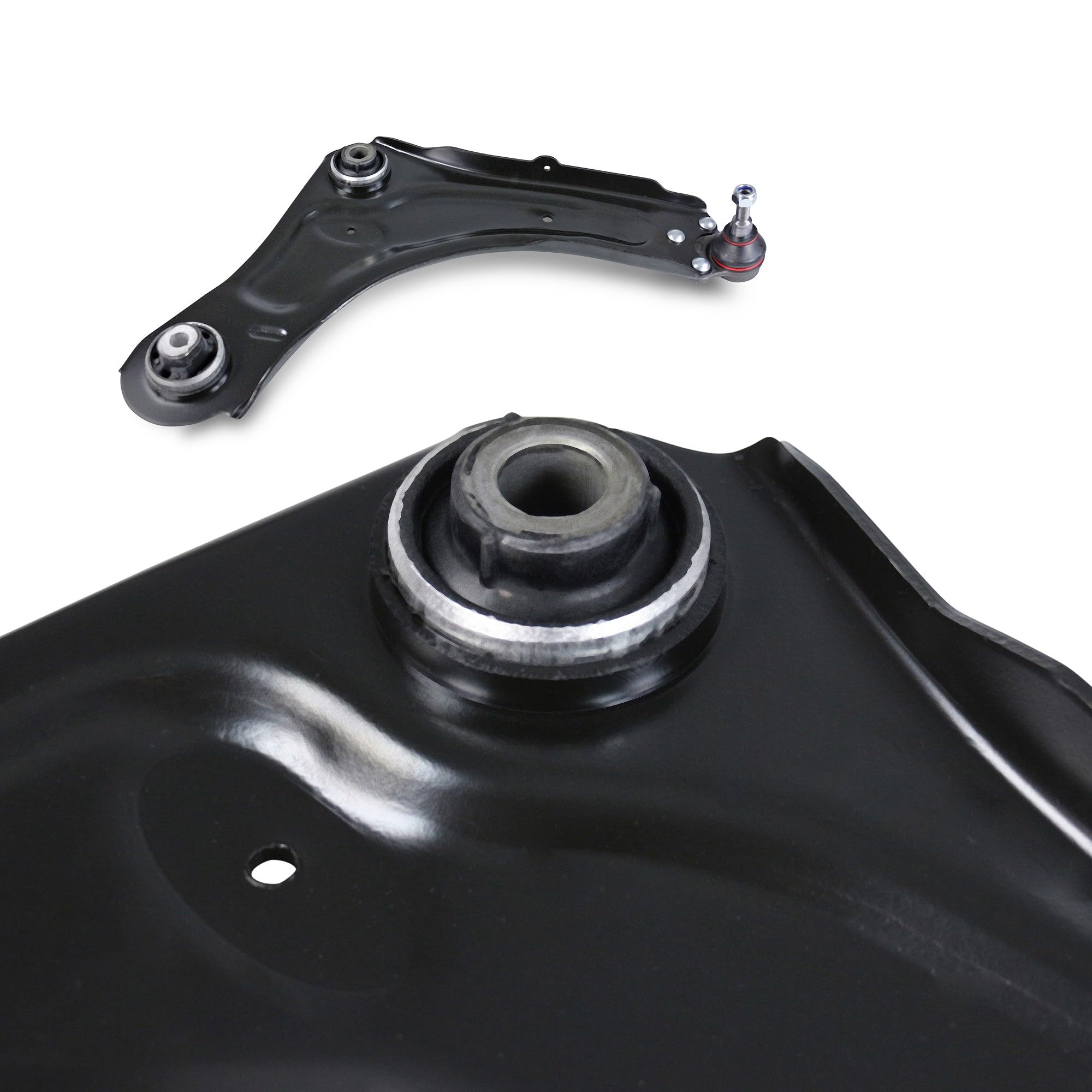 BESTPRICE 2x braccio di controllo con giunto di sospensione anteriore 2x asta di accoppiamento anteriore Compatibile con RENAULT MEGANE, GRAND SCÉNIC, FLUENCE
