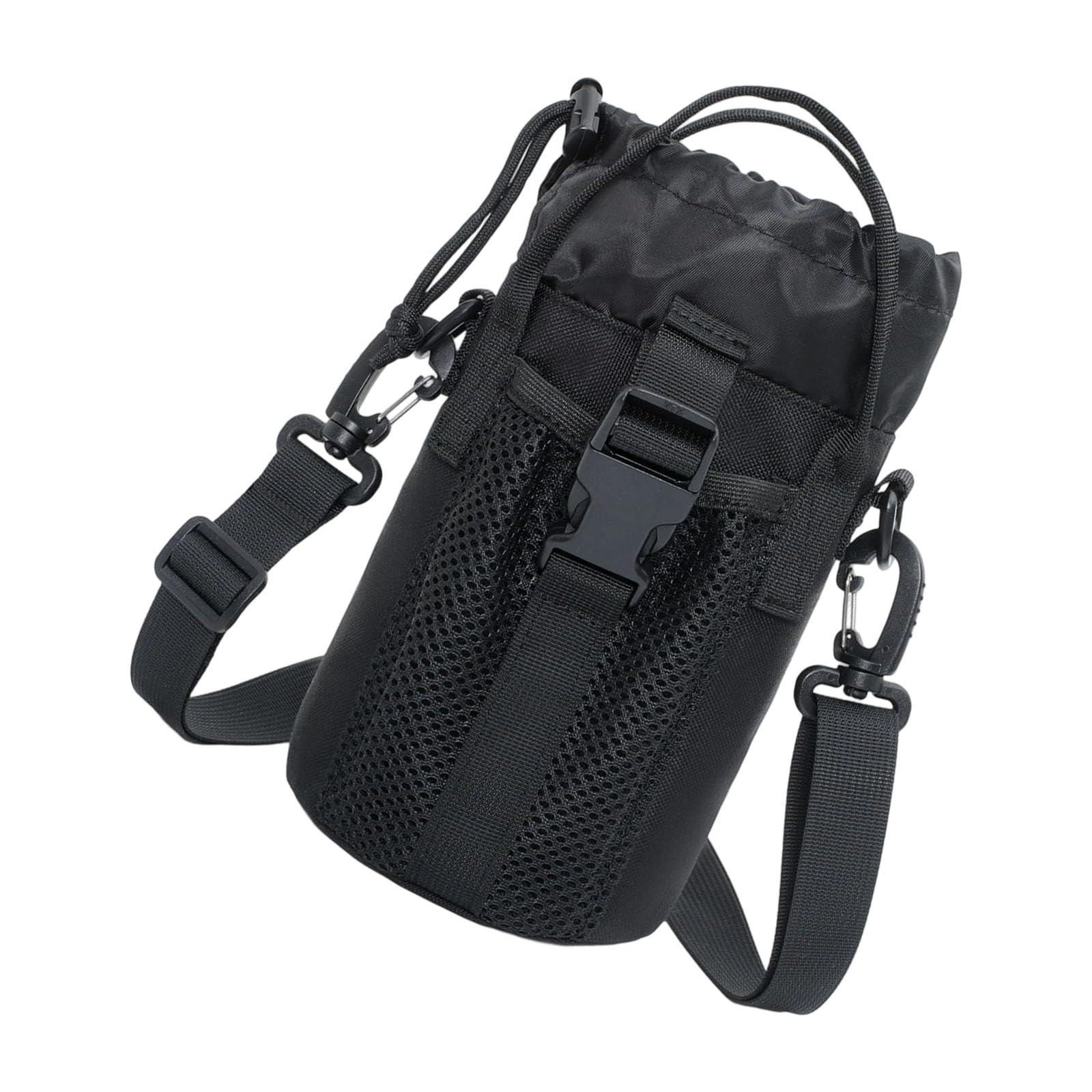 MALSSE Practical Oxford Cloth Cup Carriers with Top Closures and Storage Pockets for Outdoors Gear Organization Insulated Bottle Sleeve Carriers