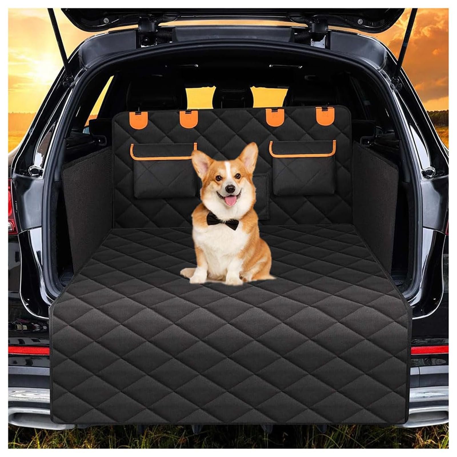 Telo Auto per Cani Bagagliaio per Buick GL8 2011, Custodia per Baule Auto Protezione Bagagliaio Antiscivolo Impermeabile Coperta per Cani