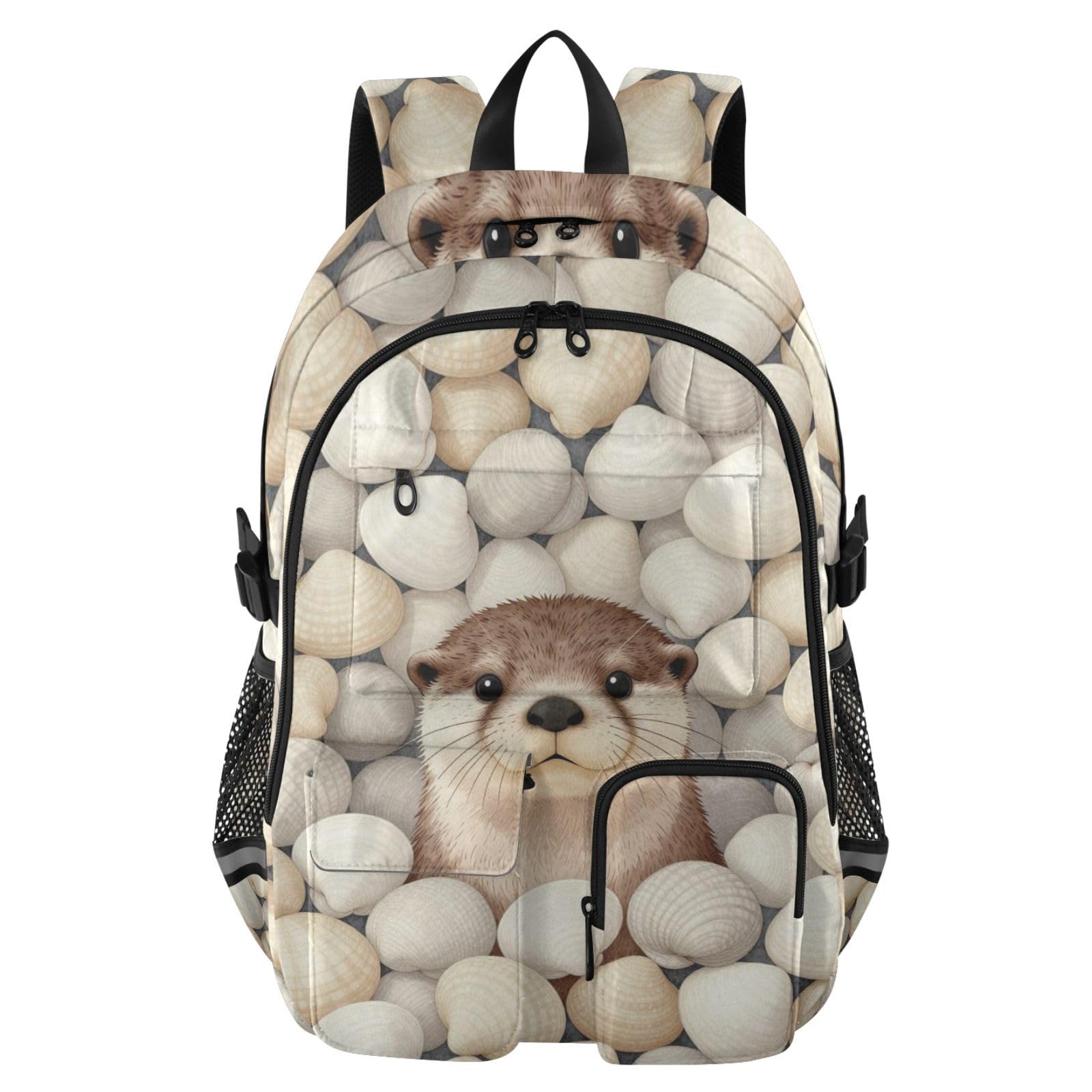 Mochila de viaje grande de nutria para portátil de 17.5" con diseño original 8