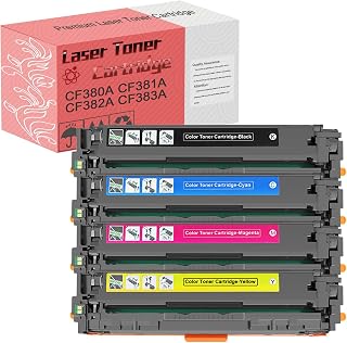 Cartuchos De Substituição De Tóner CF380A CF381A CF382A CF383A, Compatível Para HP Color LaserJet Pro MFP M476DN M476DW M476DNW Impressoras Combo Pack
