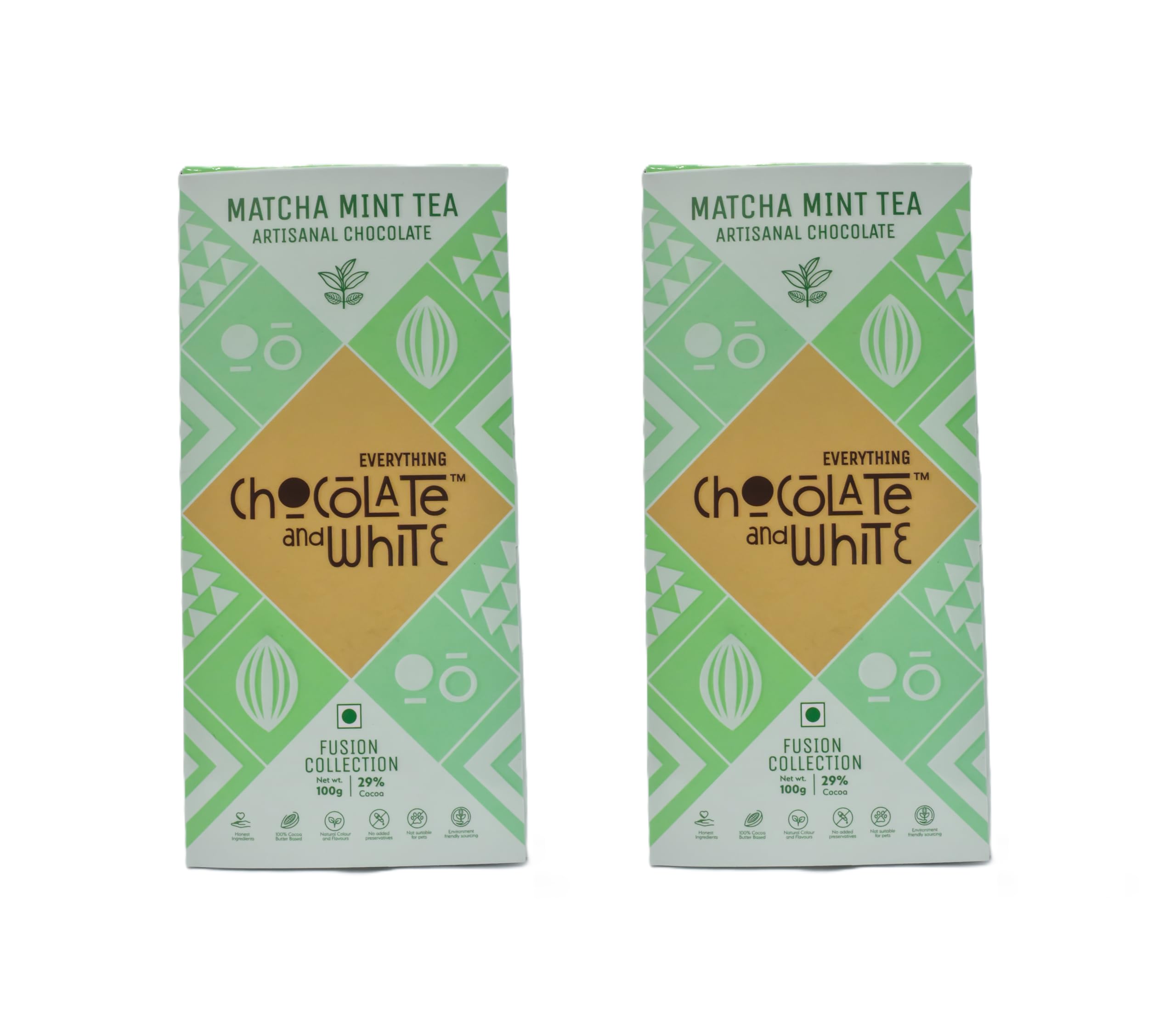 Chocolate and White Matcha Mint Tea Artisanal Chocolate, Set of two 100g bars (B0D9PKNW4C) Amazon Price History, Amazon Price Tracker