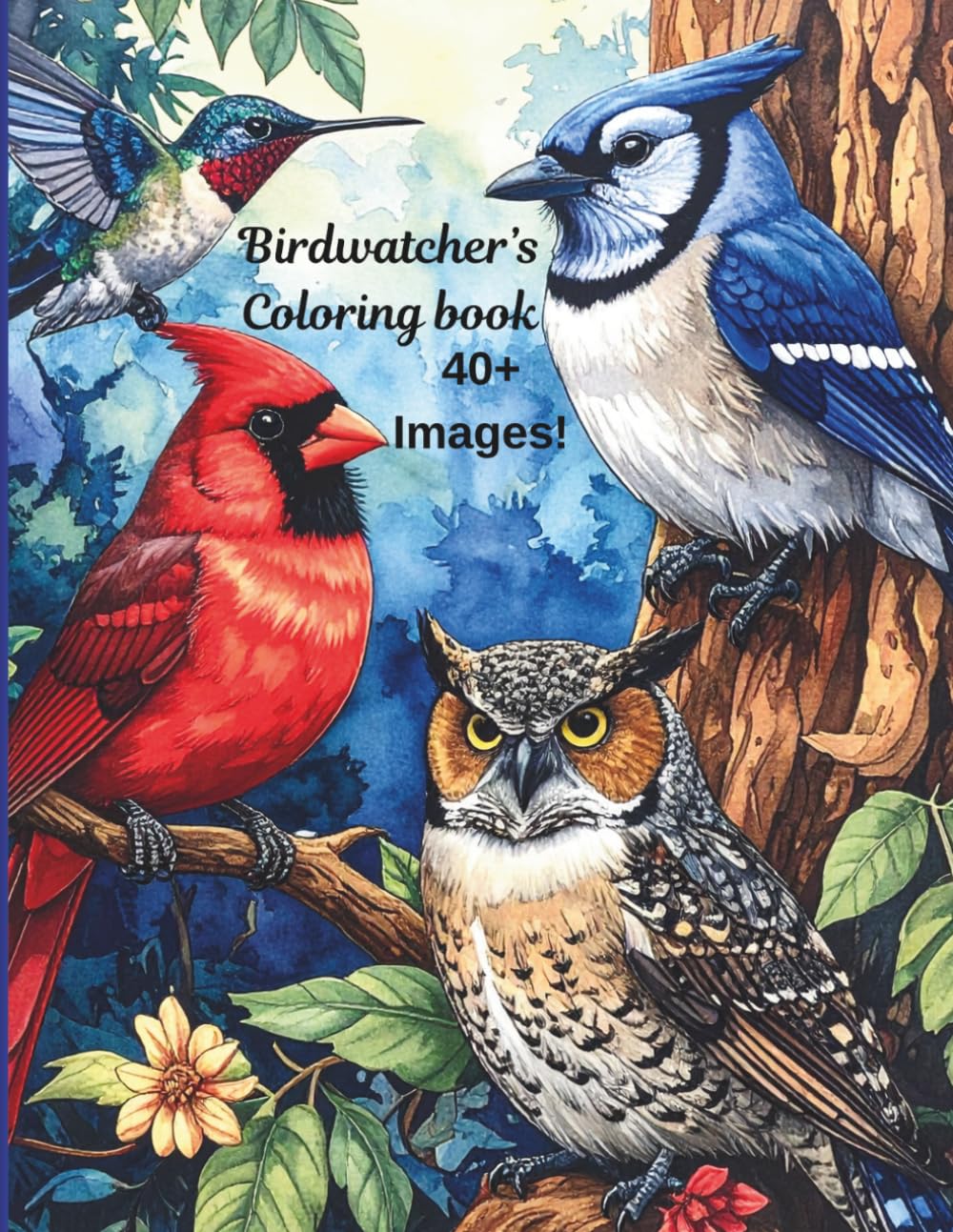 Birdwatcher's Coloring Book: A Coloring Adventure for All Ages