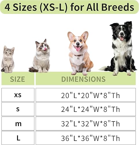 Miniatura 8 de Comfort Donut - Cama para perros ultrasuave con soporte para el cuello, 3 tamaños (lavable a máquina) para perros y gatos pequeños, medianos y