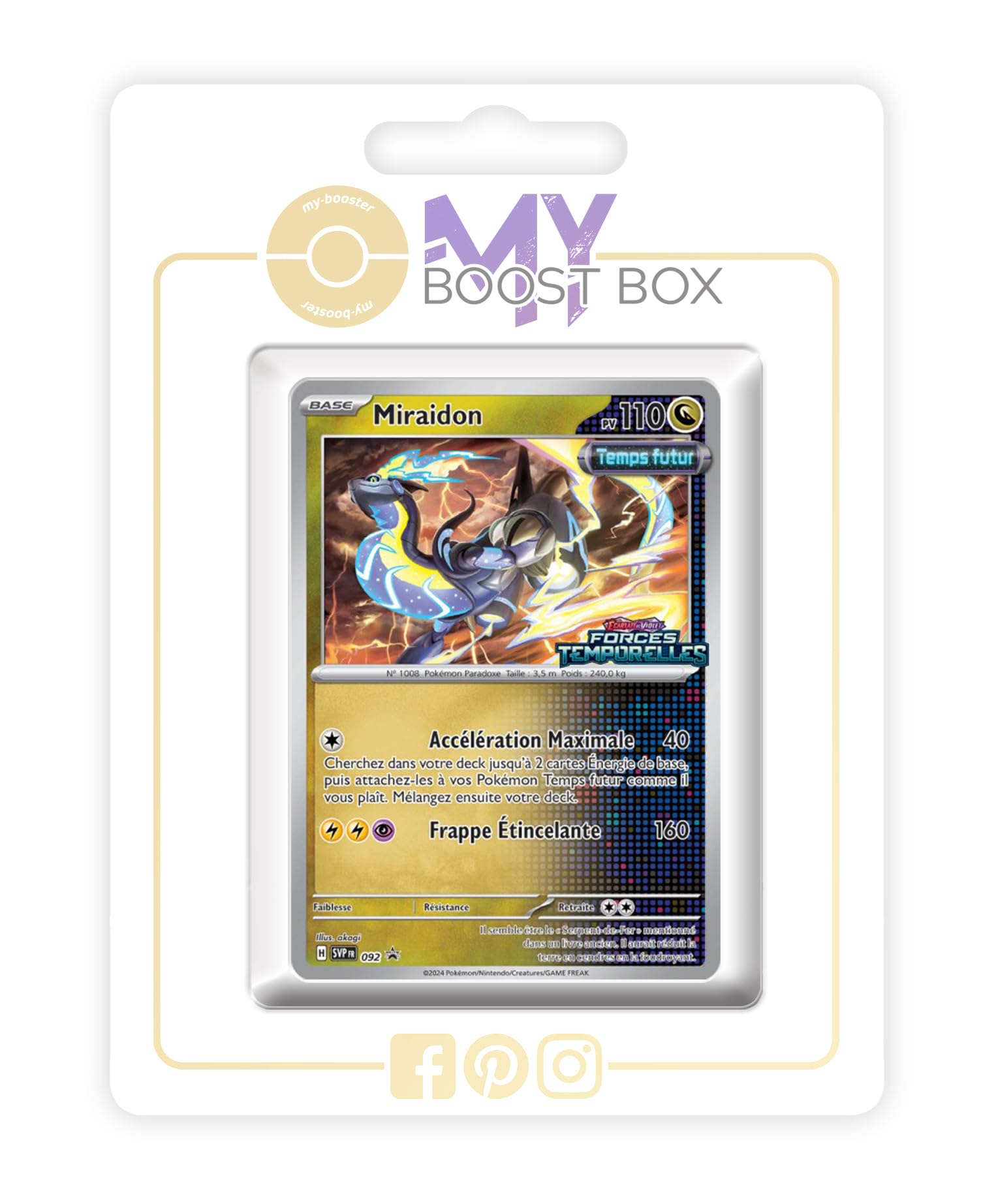 Miraidon SV092 Future Holo - Myboost X Écarlate et Violet 5