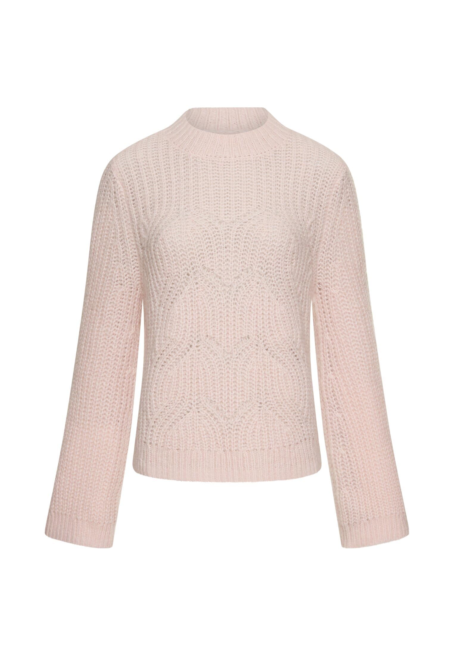 camel active Damen Pullover mit Strukturiertem Strickmuster