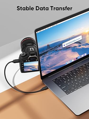 Miniatura 8 de CableCreation Paquete de 2 cables de disco duro USB C a Micro B de 2 pies - Cable USB 3.1 tipo C macho a micro B macho de 10 Gbps para iPhone 15