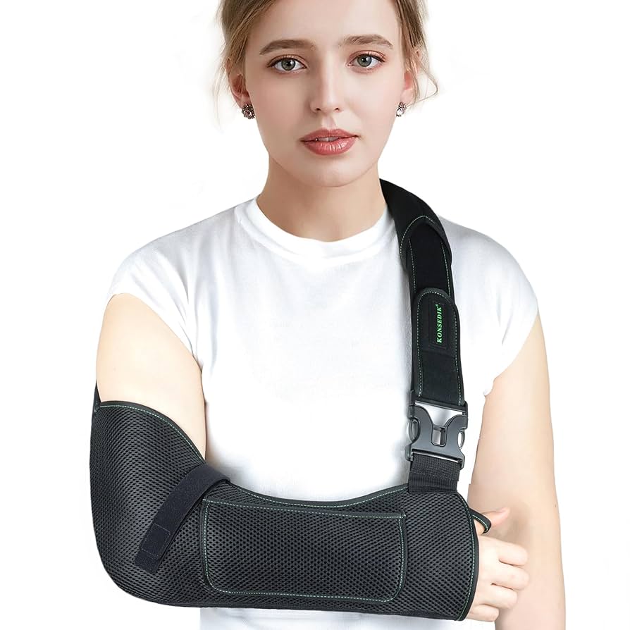 KONSEDIK Arm Sling Shoulder Immobilizer,Breathable Medical