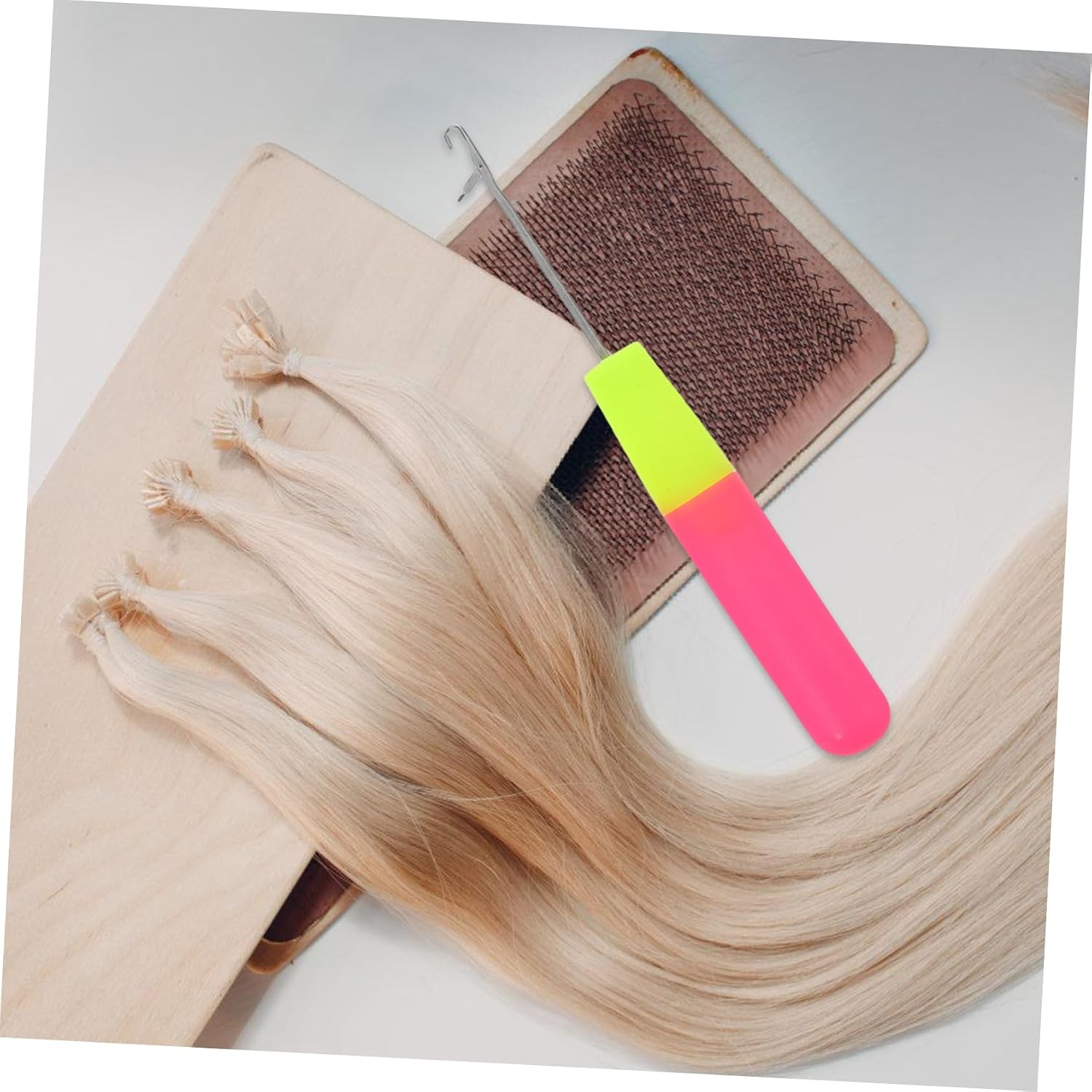 Ipetboom 5pcs Ergonomic Wig Crochet Hooks for Boys and Girls and Adults Human Hair Braiding Hair for Girls Braiding Hooks Crochet Latch