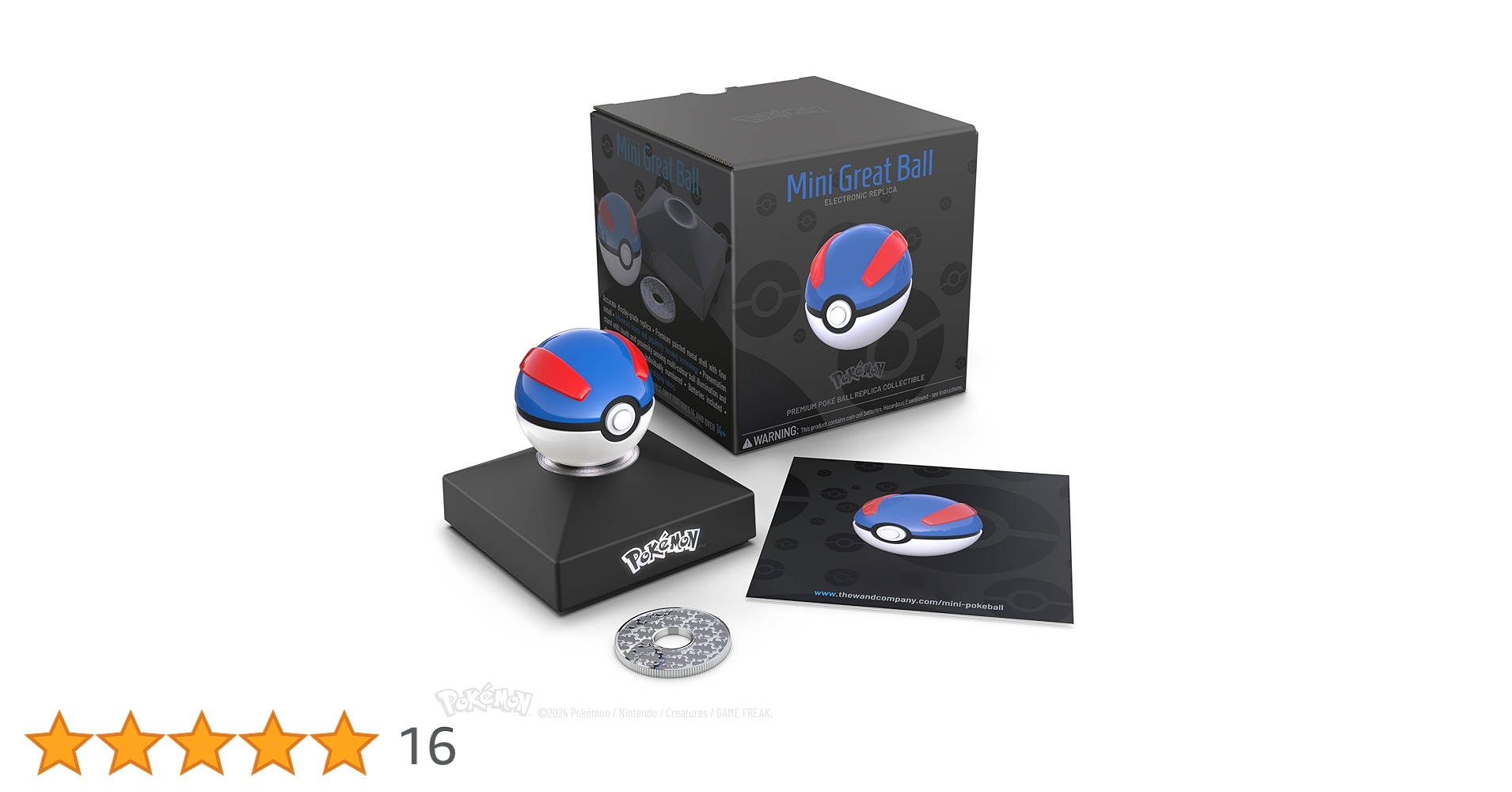 ポケモン　モンスターボール　ミニポケボール レプリカ　ワンドカンパニー　新品 Amazon.co.jp: The Wand Company ミニポケボール 本物のレプリカ