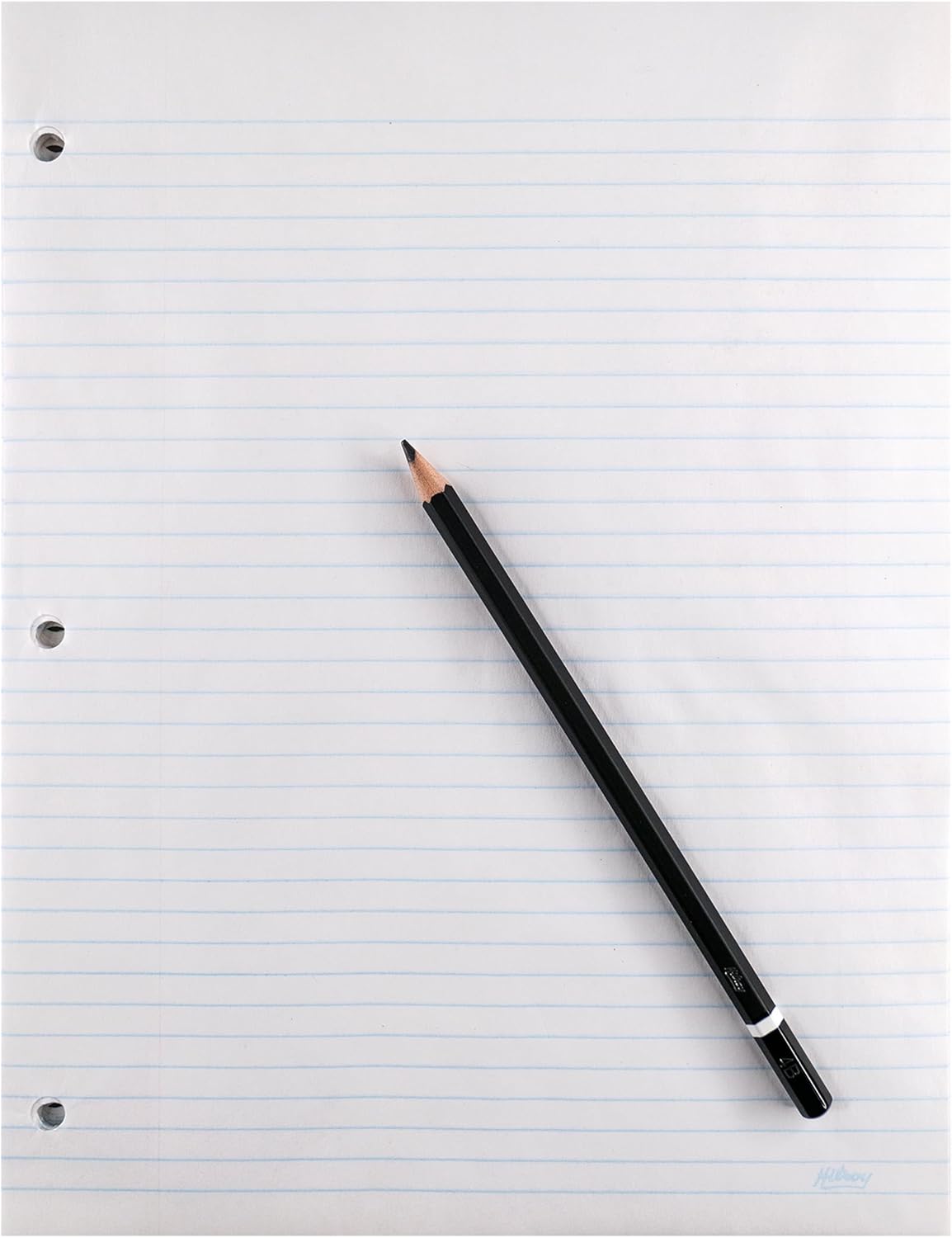 Hilroy Ruled Refill Paper, 3-Hole Punched, 8-3/8" x 10-7/8", 150 Sheets, White (77193) - Image 5