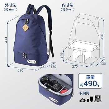 カメラ愛好家にも　カメラバッグ　リュック　アウトドア Amazon | OUTDOOR PRODUCTS(アウトドアプロダクツ) カメラバッグ