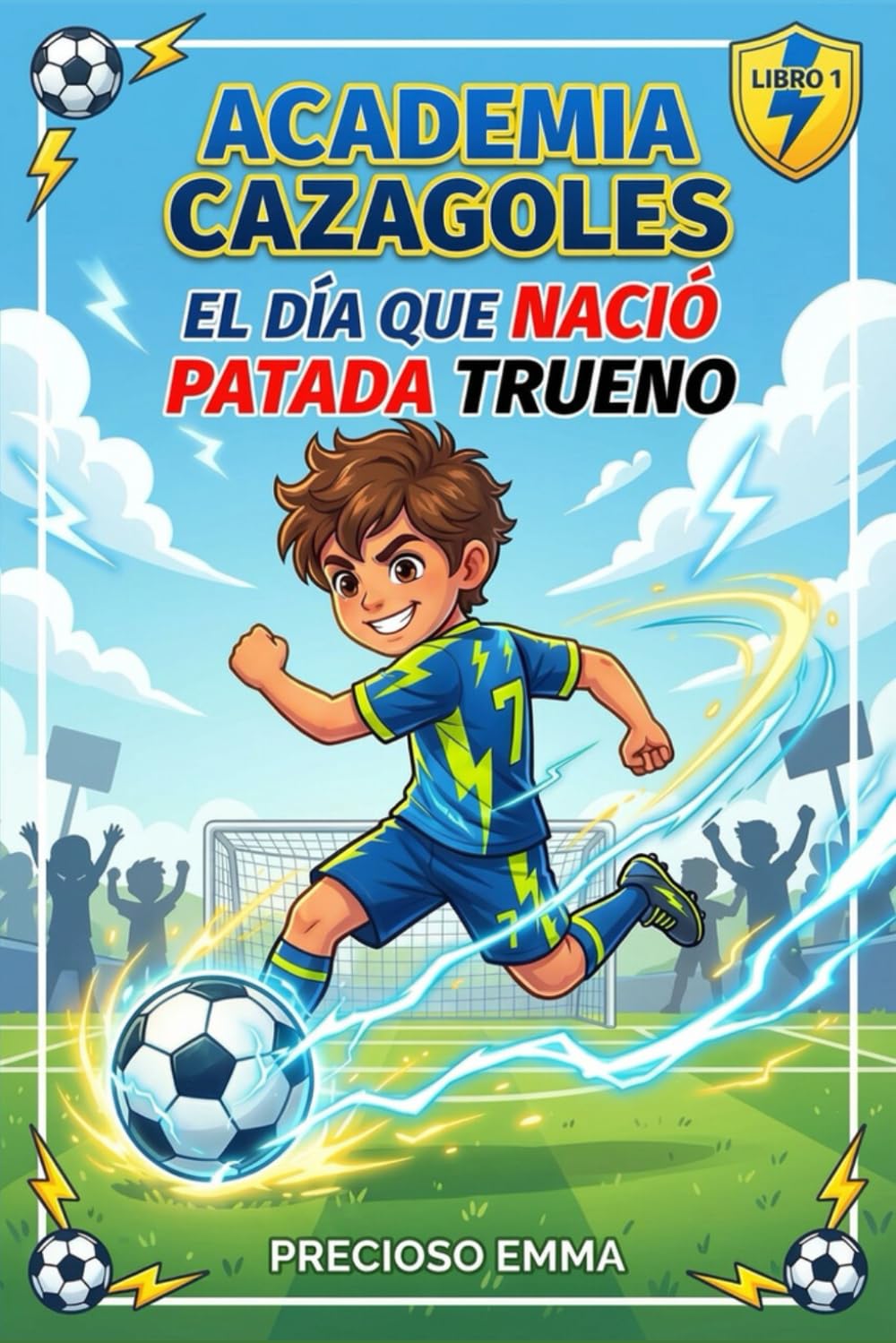 Academia Cazagoles: El día que nació Patada Trueno: Libro de fútbol para niños español sobre trabajo en equipo, amistad y grandes sueños: 1 (Serie de la Academia Cazagoles)