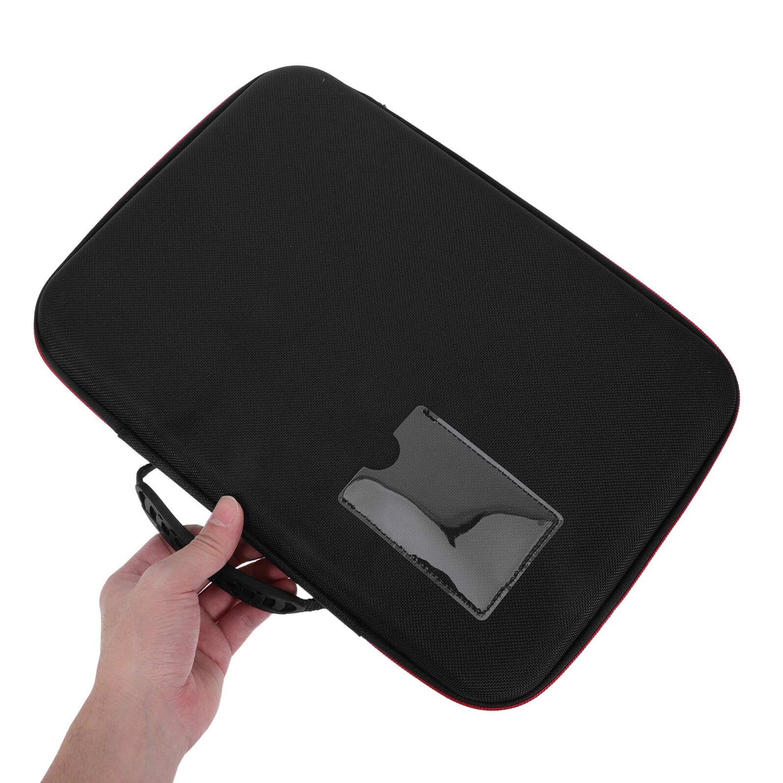 Hemobllo Custodia Rigida Ignifuga Porta Batterie Eva Maniglia, Organizer Antiurto per Batterie Aa Aaa Tipo C e Tipo d 9v e Litio, Valigetta Compatta per Uso Domestico, Garage e Viaggi