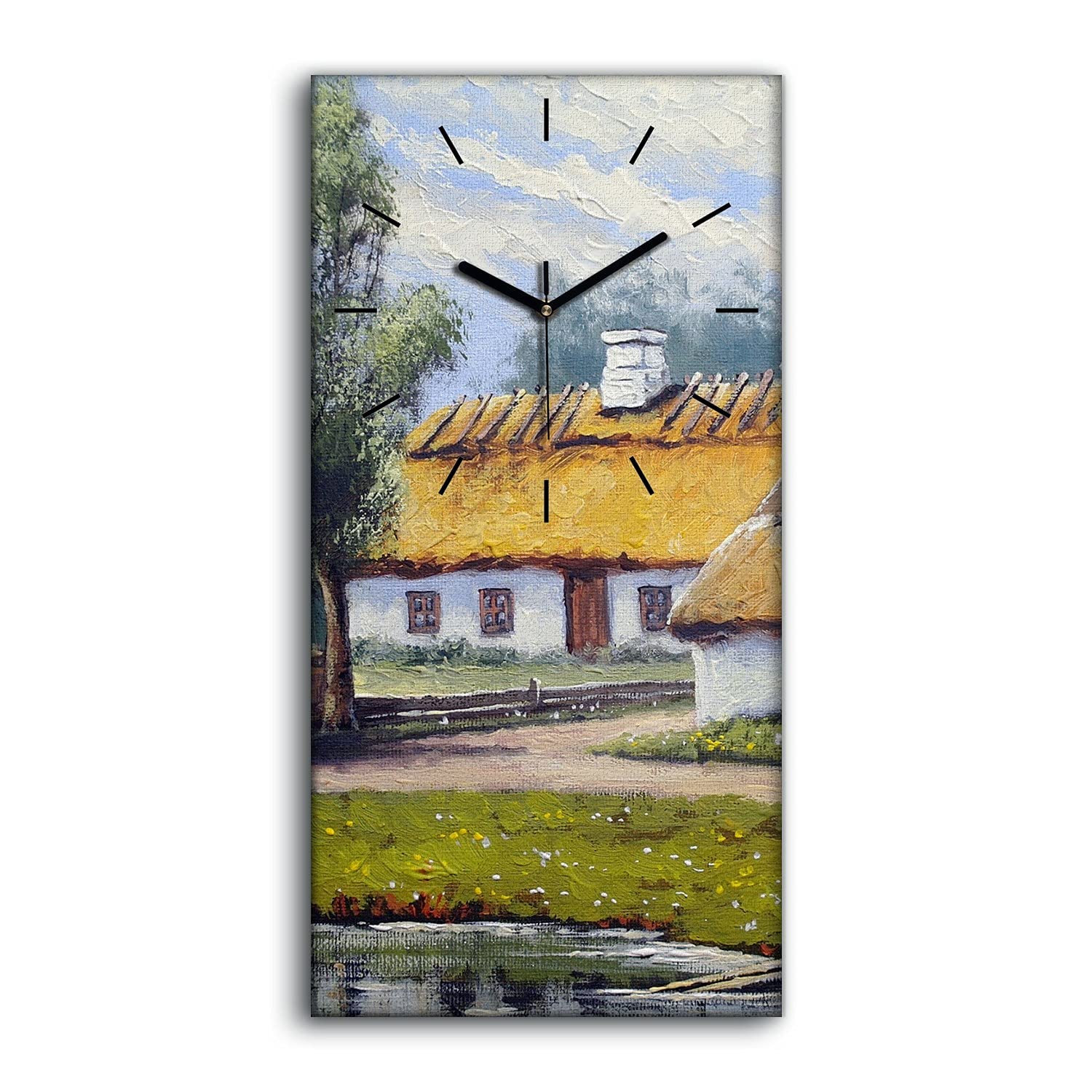 Horloge sur Toile Salon et Chambre Décoration Murale Paysage Traditionnel