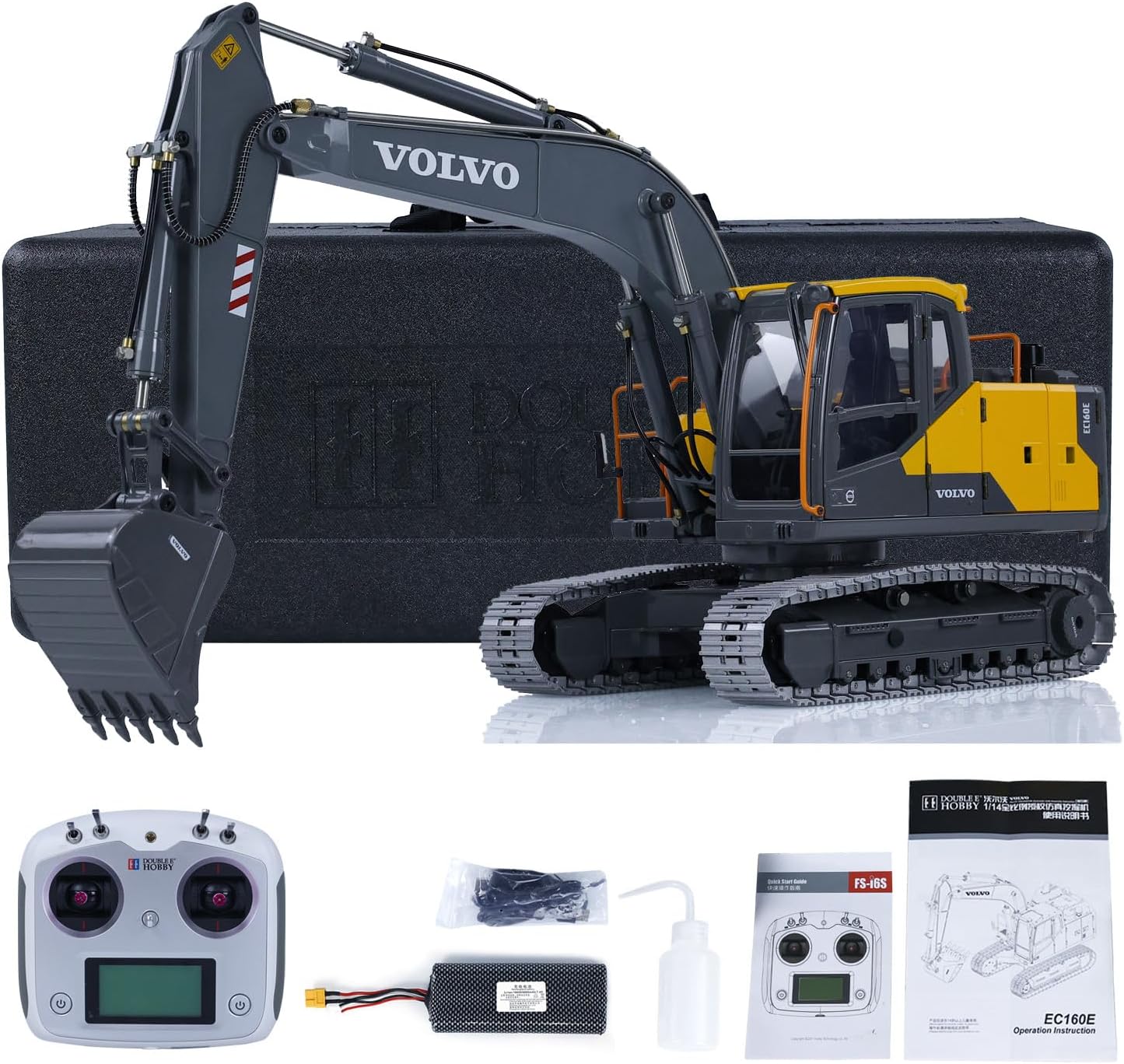 Double E EC160E 1/14 RC Hydraulic Excavator E111 Alloy Remote Control Diggers