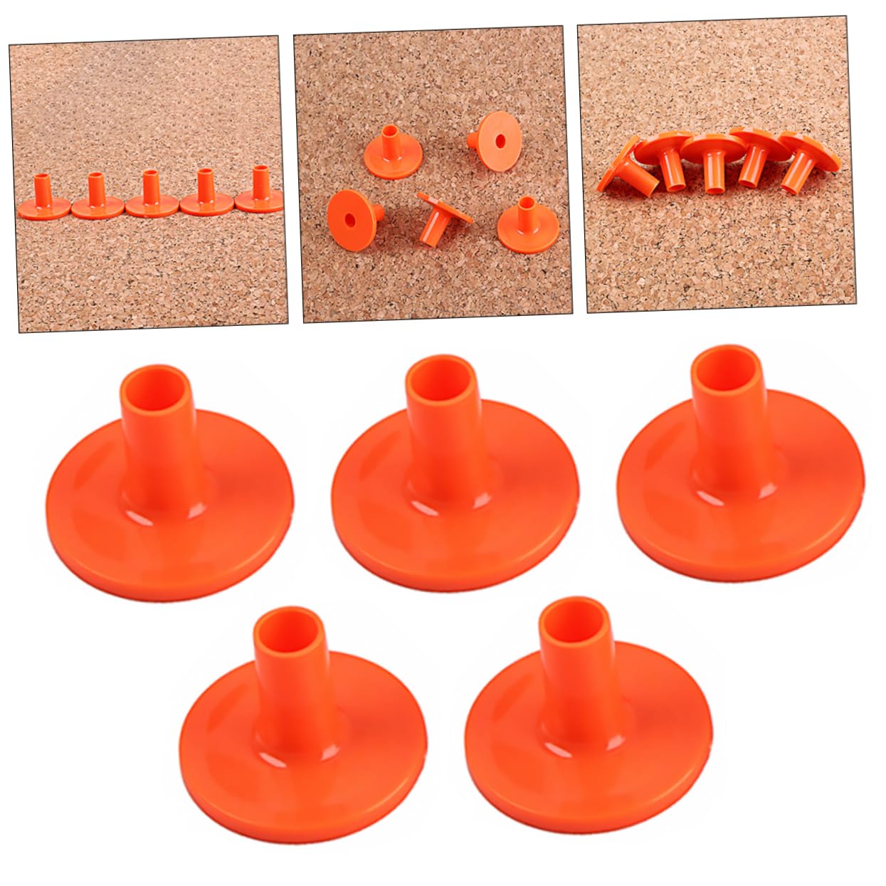 SUPVOX 2sets Drum Stand Feet Drum Set Cymbals Accessoires Plastic Cymbal Sleeves Performance Enhancer 5pcs*2