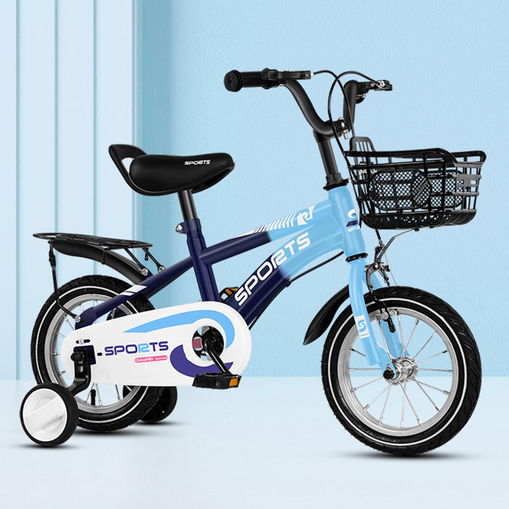 Amazon | WLWLEO 2-7歳の男の子女の子のための16インチの子供用自転車
