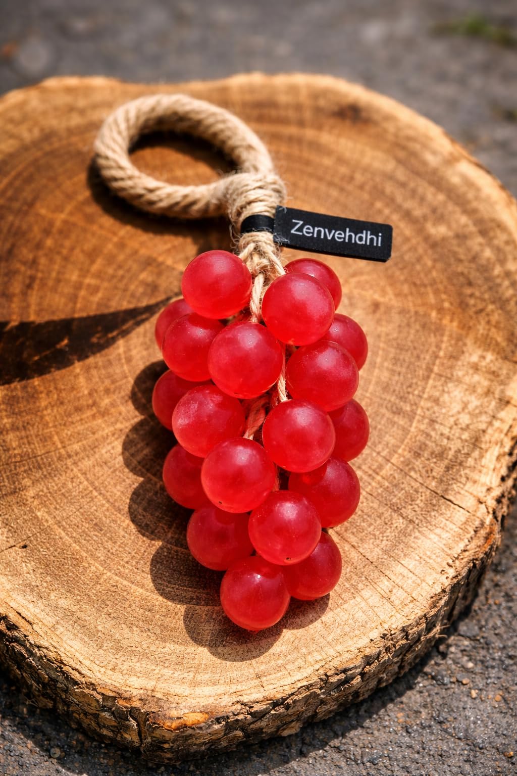 Handmade Lemon Fragrance Hand Soap | Grape Shape Hanging Hand Soap with Jute Rope | Moisturizing, Decorative & Gentle Hand Wash Soap for Daily Use (Rose)-image-15