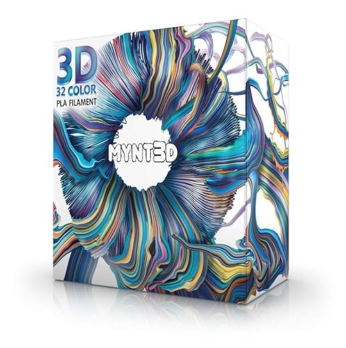 Miniatura 2 de MYNT3D SuperPack - Recambios de filamento PLA 3D 32 colores 328ft cada uno más de 22lbs y paquete de repuesto de filamento PLA 3D 10 colores 98ft