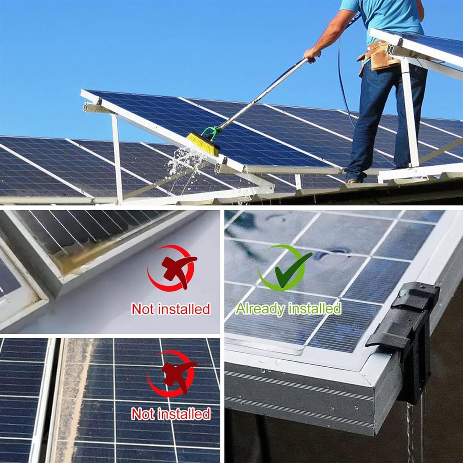 1 Paar Fotovoltaïsche Kabel Verlengsnoer Zonnepane... – Vicedeal