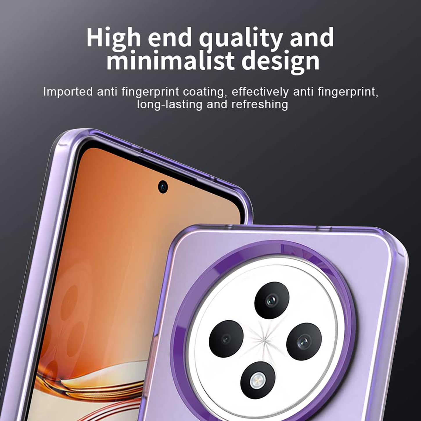 ILING Schutzhülle Für Oppo Reno 12F 4G / Reno 12 FS 5G – Transparent, Schlank, Glitternd & Stoßfest | Handy Case In Gold
