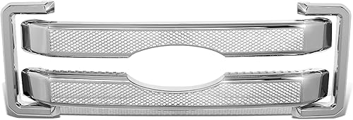 DNA Motoring GRILLE-FR-F25011-T2 - Juego de 4 cubiertas para parrilla de parachoques delantero para Ford Super Duty 11-16