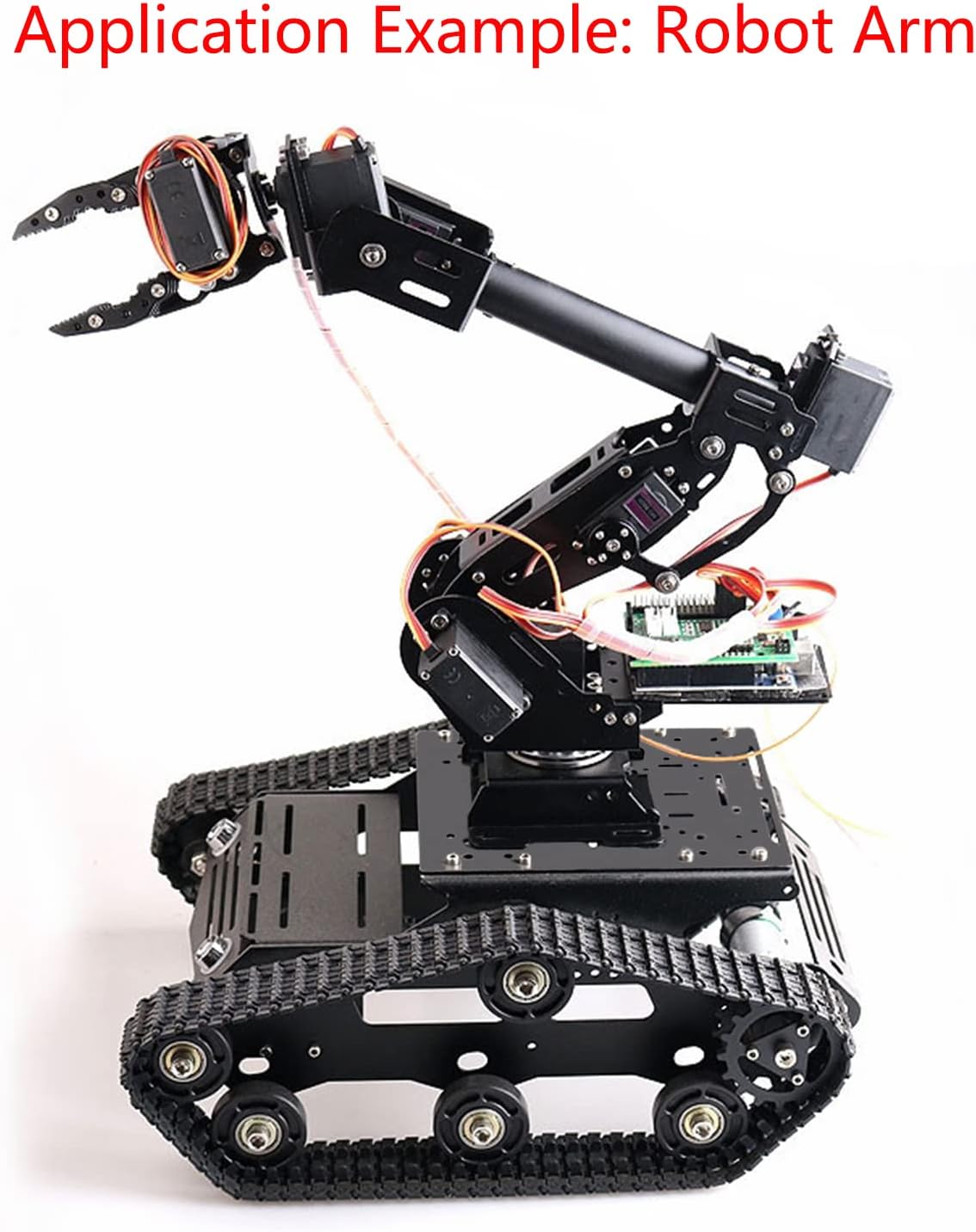 Metal Robot Tank Chassis Kit with Encoder DC Motor - Nepal | Ubuy