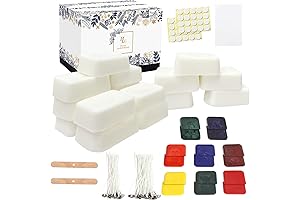 Candle Making Kit for Beginners, Premium Soy Candle Making Kit with Candle...