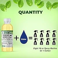 Vista 6 de Spray repelente de roedores y concentrado de aceite de menta, hace 1 galón