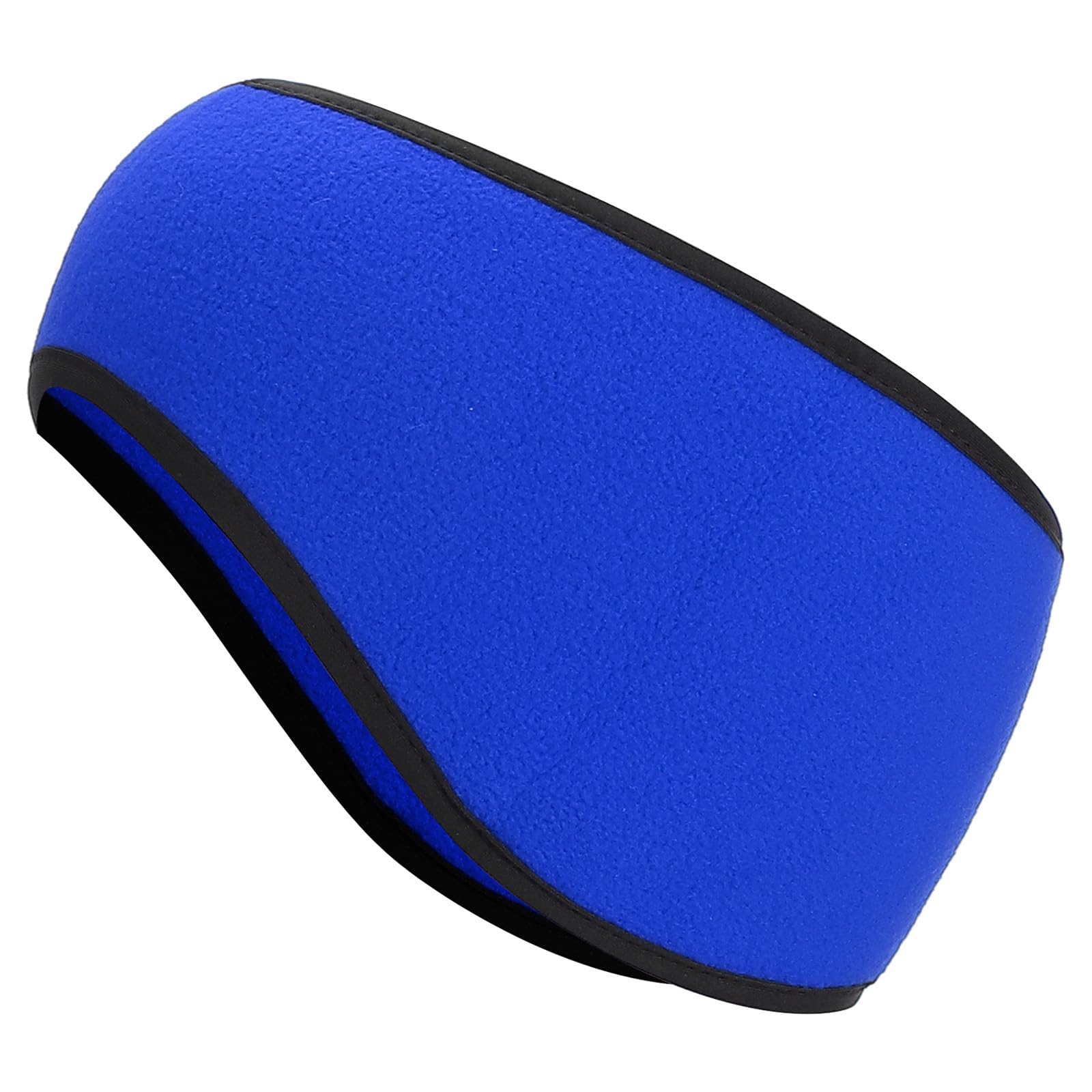 PATIKIL Fascia Riscalda Orecchie In Pile – 2 Pezzi Elastici, Antivento, Per Corsa E Sci (Nero Con Rosa) - 3
