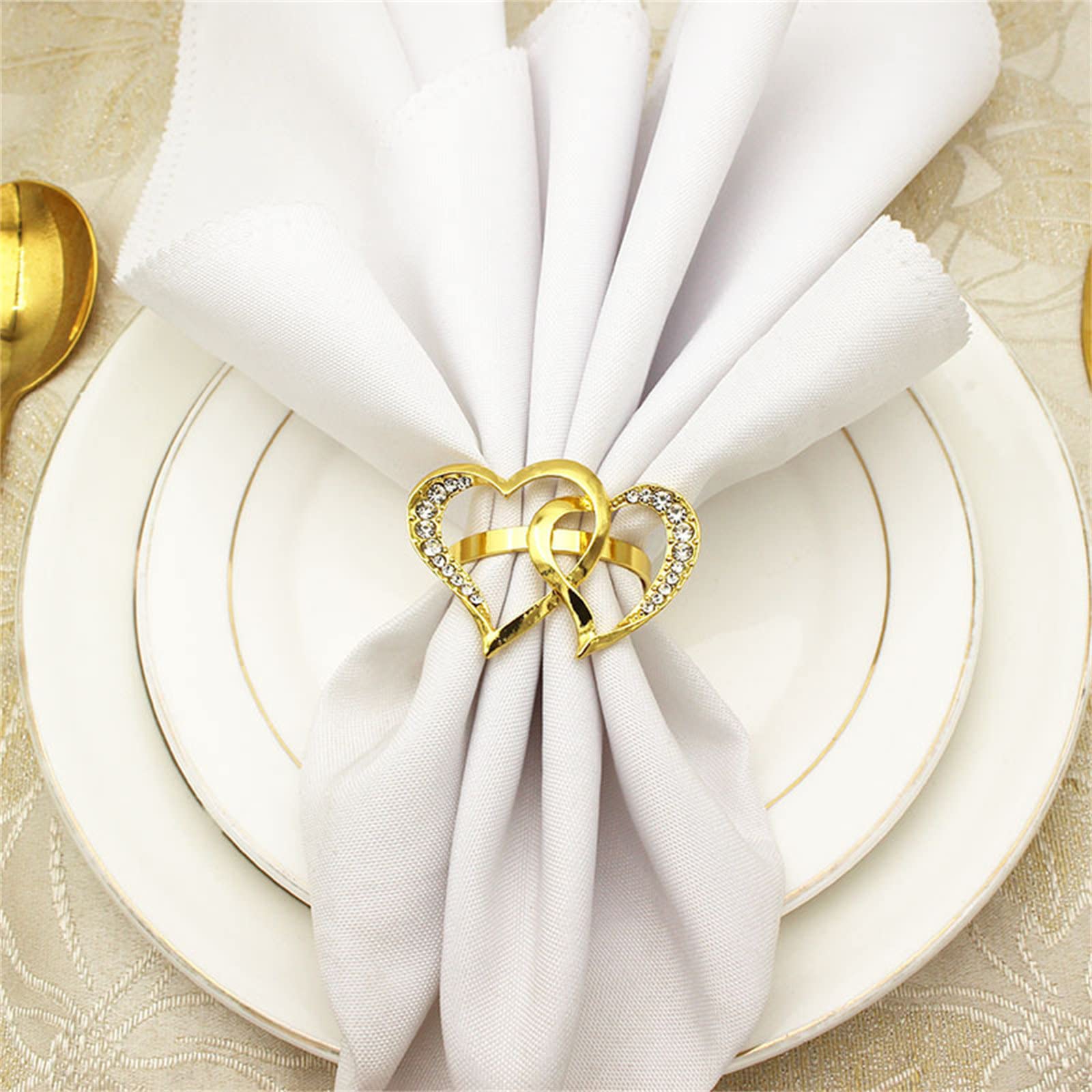 Ensemble De Ronds De Serviette Au Design Élégant En... Du 1,38 € | DHgate