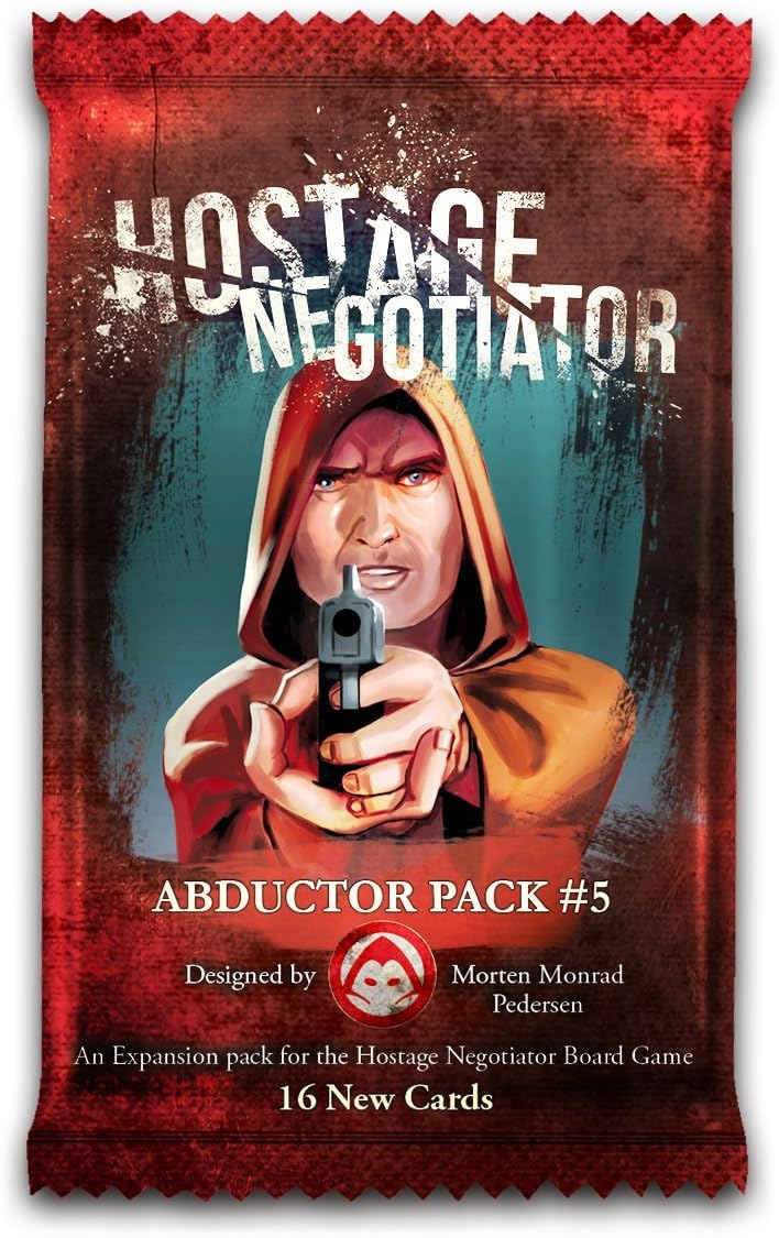Van Ryder Games Hostage Negotiator Abductor Pack 5 – A Game Expansion 20 Minutes of Gameplay for 1 Player – for Teens and Adults Ages 15+ - English Version