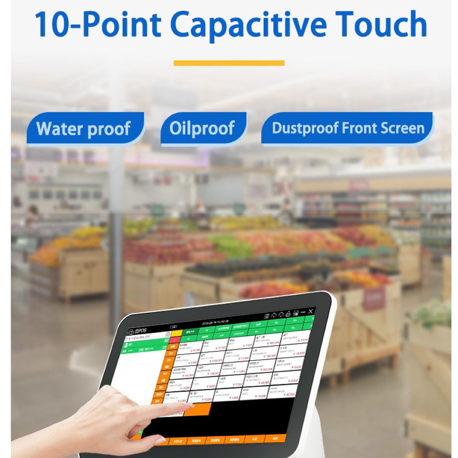 Shop Retail Restaurant Cash Register Windows Dual Screen 15.4" POS - View #9