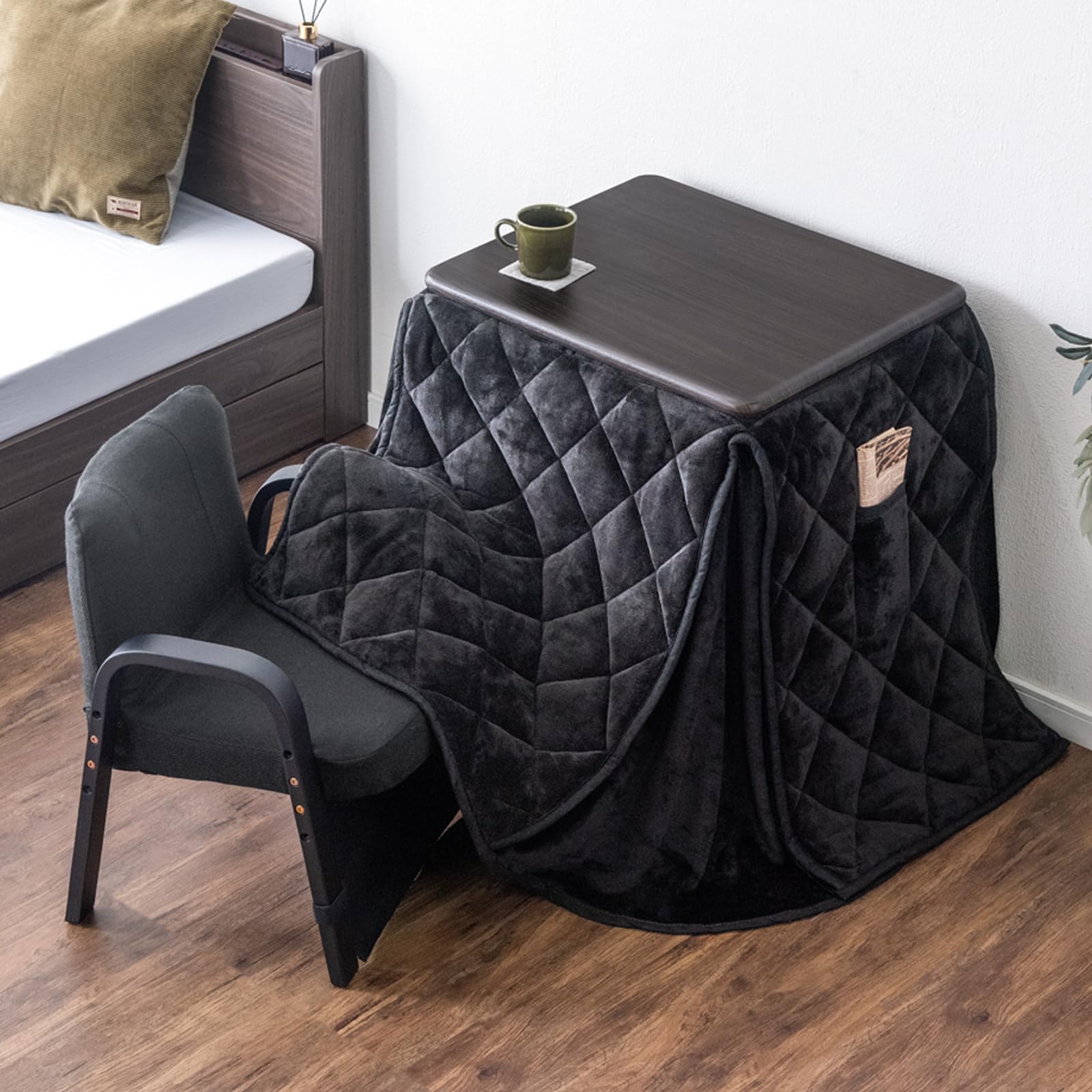 Amazon.co.jp : タンスのゲン こたつ 一人用 3点セット 幅60×50 高さ