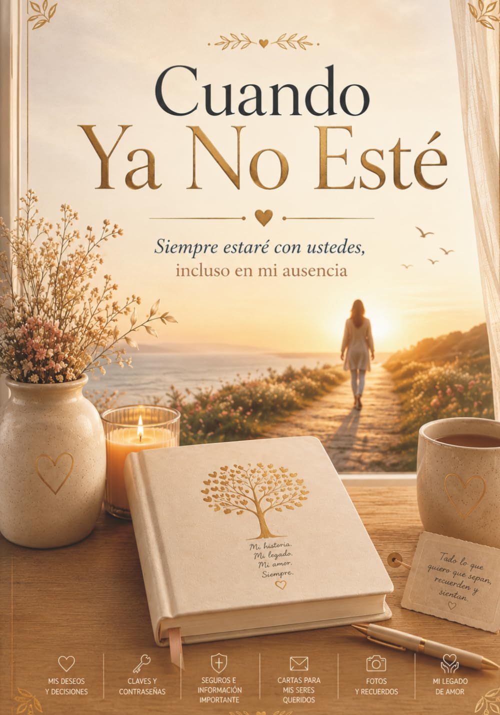 Cuando Ya No Esté: Un libro para dejar amor, recuerdos, deseos y tranquilidad a quienes más quieres