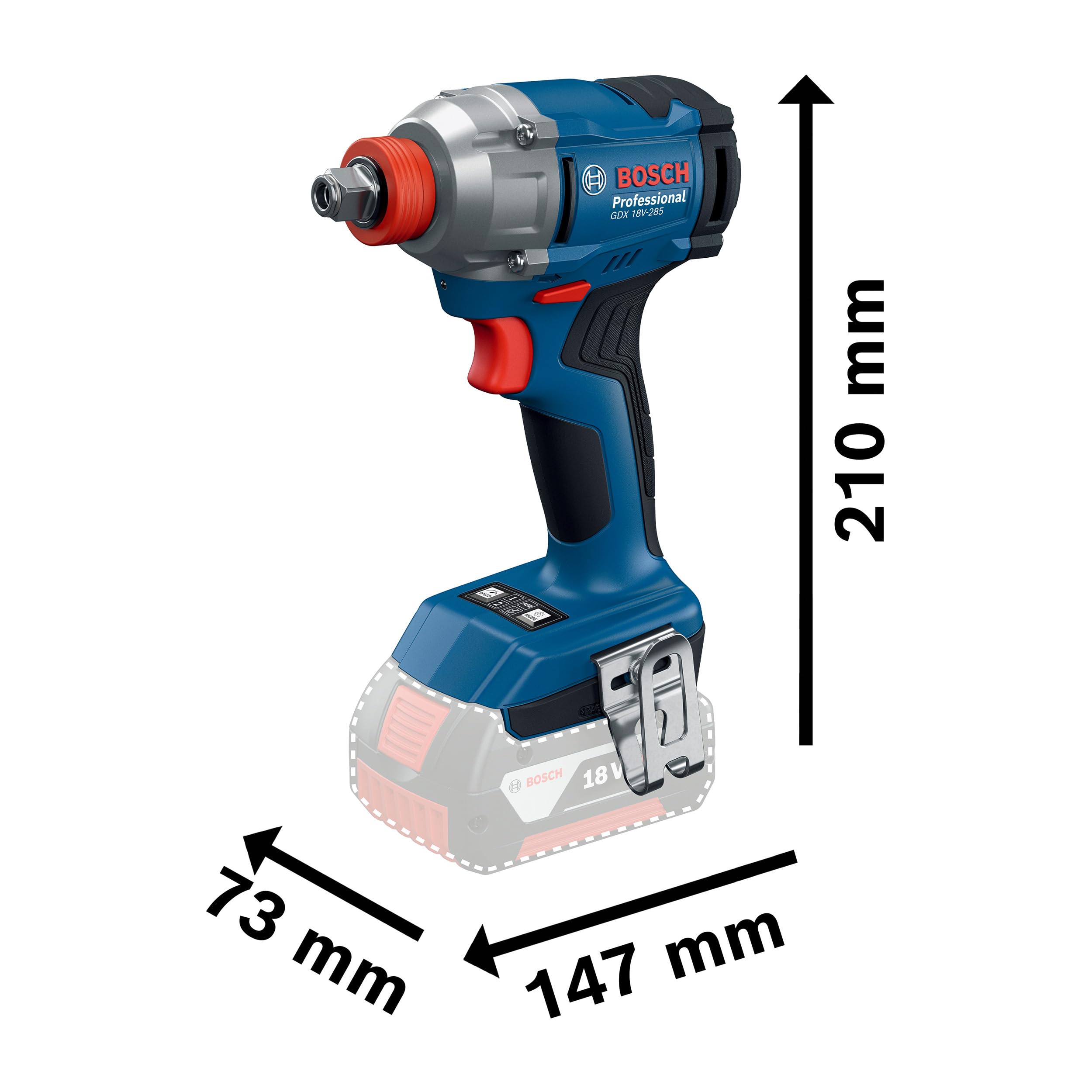 Bosch GSR 18V-65 GDX 18V-285 GBH 18V-26 GWS 18V-11 Kit combiné 18V 5.0Ah 5.5Ah L-BOXX 136