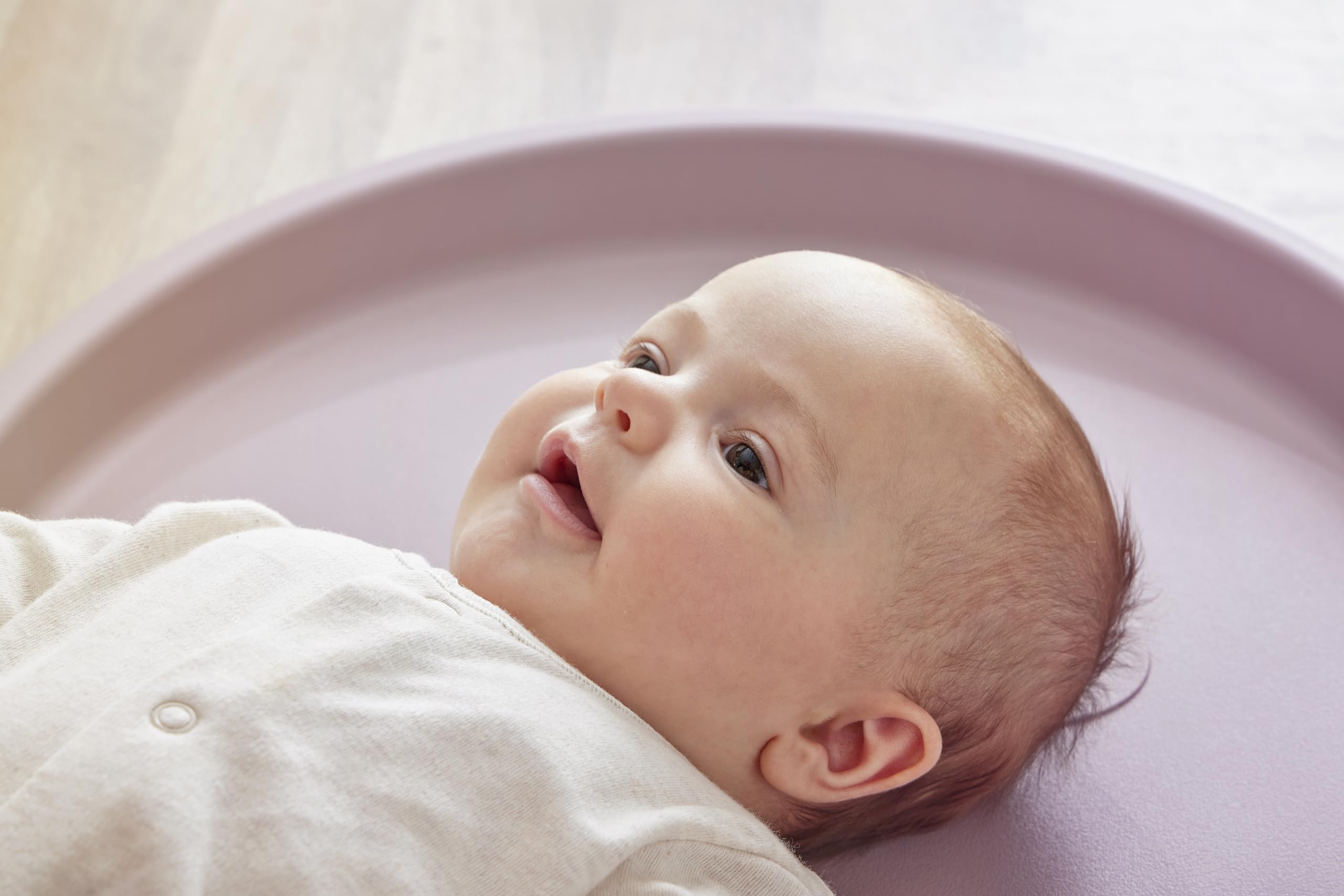 Shnuggle Squishy - Materassino per fasciatoio, in schiuma morbida e calda, più bello per i bambini, perfetto per il cambio del pannolino/pannolino, antiscivolo, facile da pulire e lavabile (rosa