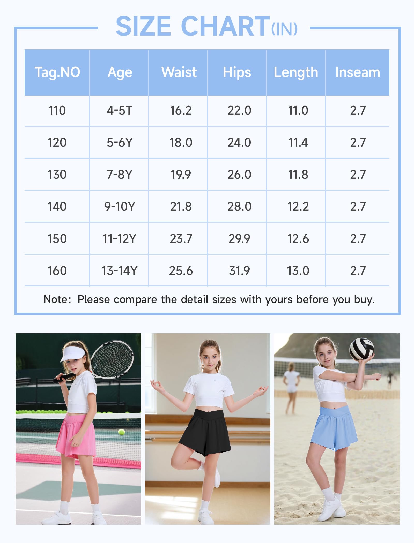 FireSwan Pantalones cortos de mariposa para niñas, pantalones cortos atléticos cruzados con bolsillos, 2 en 1, pantalones cortos para correr, para adolescentes, niñas y jóvenes