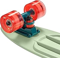 Vista 47 de Retrospec Quip Mini Cruiser - Patineta completa de plástico retro de 22.5 pulgadas con rodamientos ABEC 7 y ruedas de poliuretano, tabla compacta