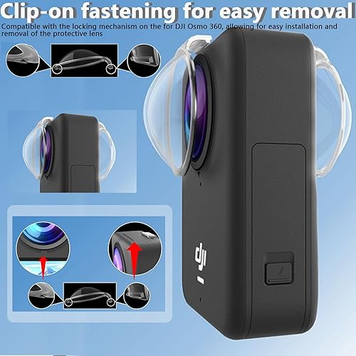 Miniatura 7 de Protector de lente para DJI Osmo 360, protector de lentecubierta protectora para DJI Osmo 360