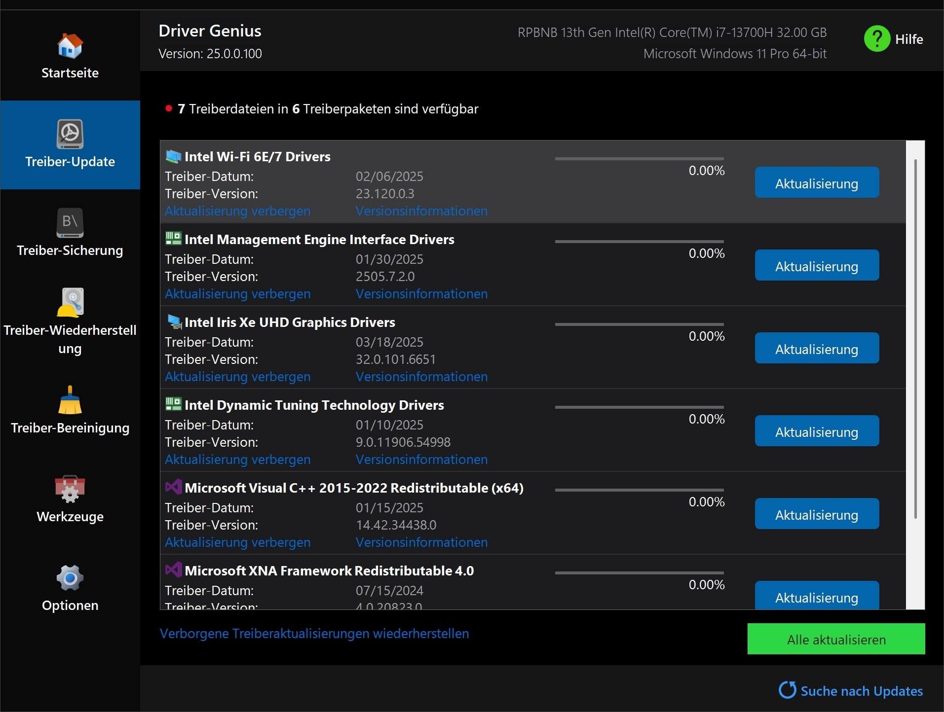 Driver Genius 25 Pro - Automatische Treiber-Updates & Systemübertragung für Windows PCs | Pro | 3 Gerät | 1 Benutzer | 1 Jahr | PC Aktivierungscode per Email