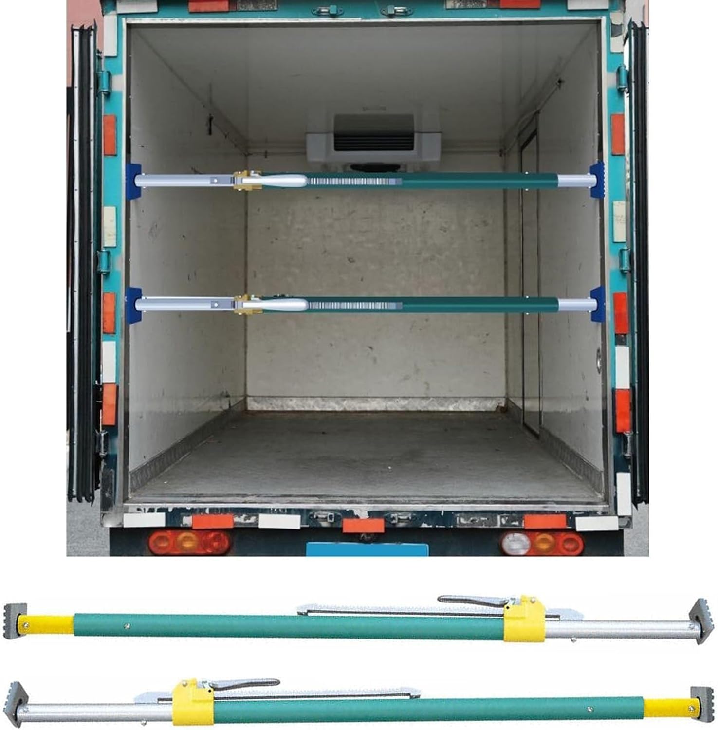 Extendable Cargo Bars,Universal Ratcheting Cargo Bar,Truck Bed Cargo Stabilizer Bar for Caravan,Portable Cargo Barrier(1pc)