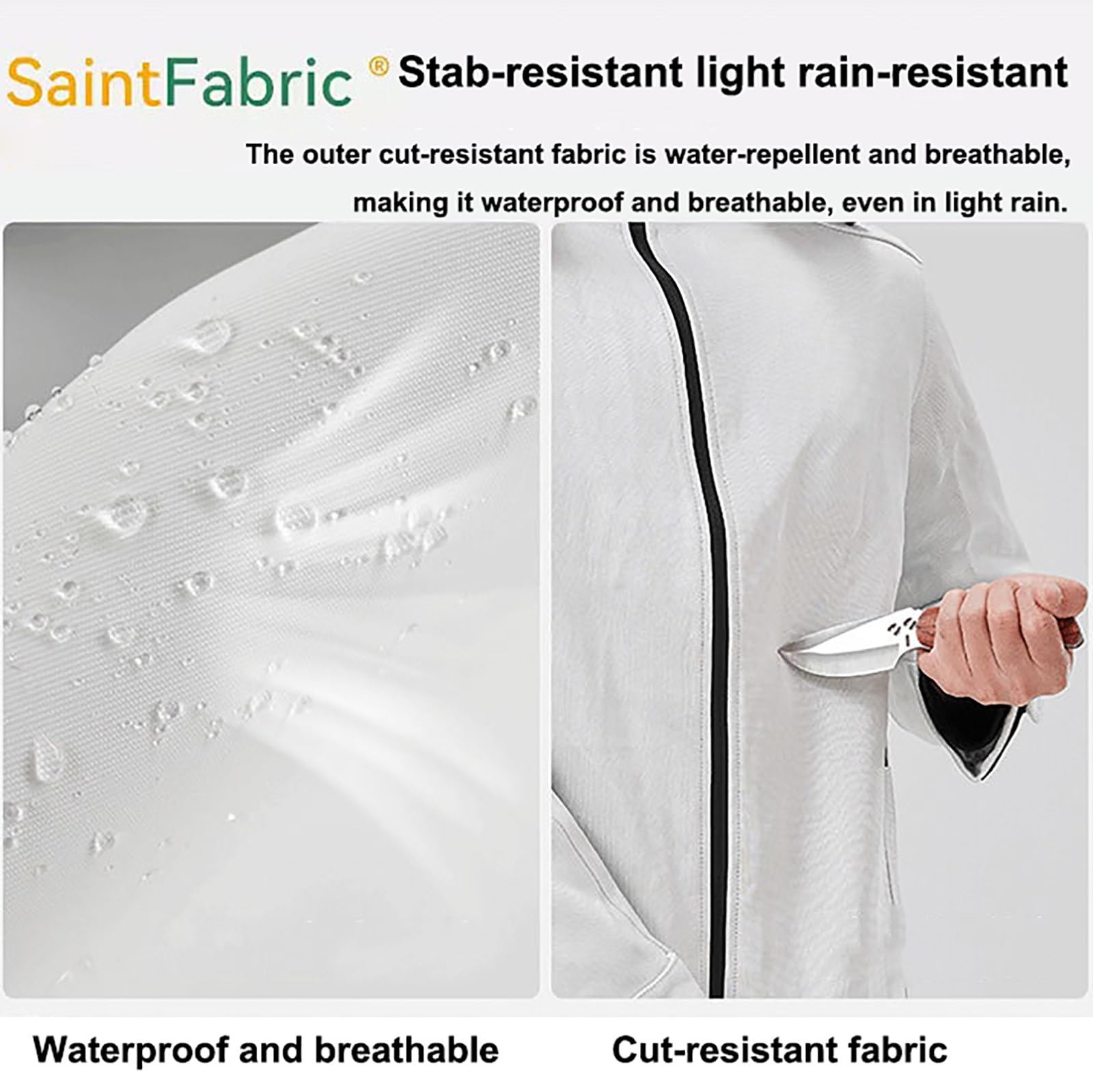 Chaqueta AntipuñAladas, Chaqueta AntiperforacióN para Hombre, ProteccióN De 5 Niveles, ProteccióN De Alto Rendimiento para La Seguridad Personal, para PolicíAs Y Personal De Seguridad. L