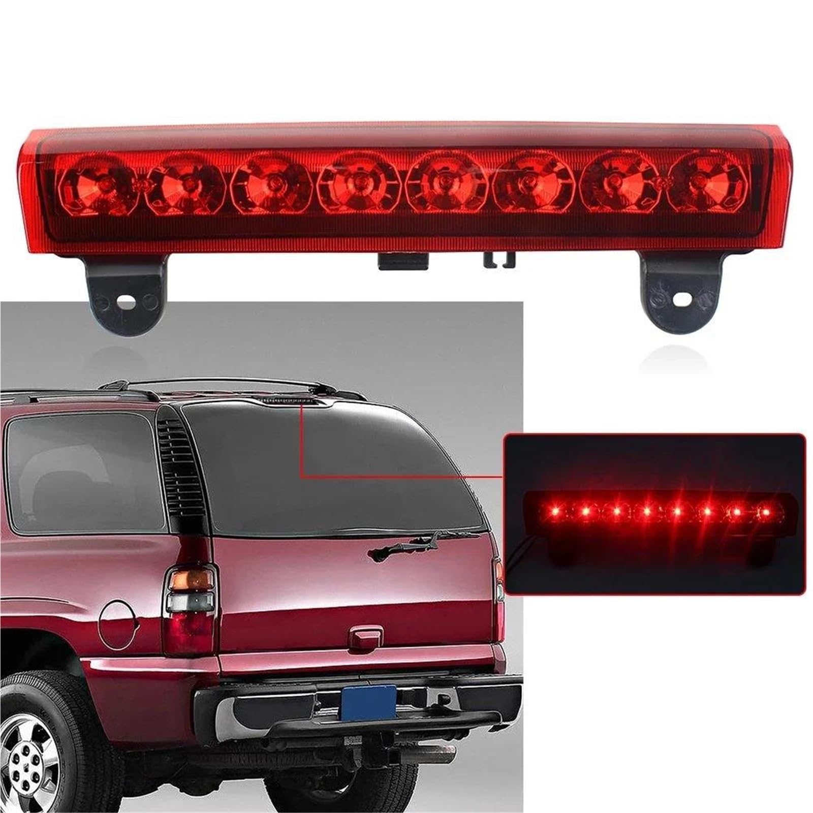 Luce Di Stop Per Auto LED 3Rd Terzo Freno Fanale Posteriore Alto Montaggio Lampada Per Suburban Per Tahoe Per GMC Per Yukon 2000 2001 2002 2003 2004 2005 2006