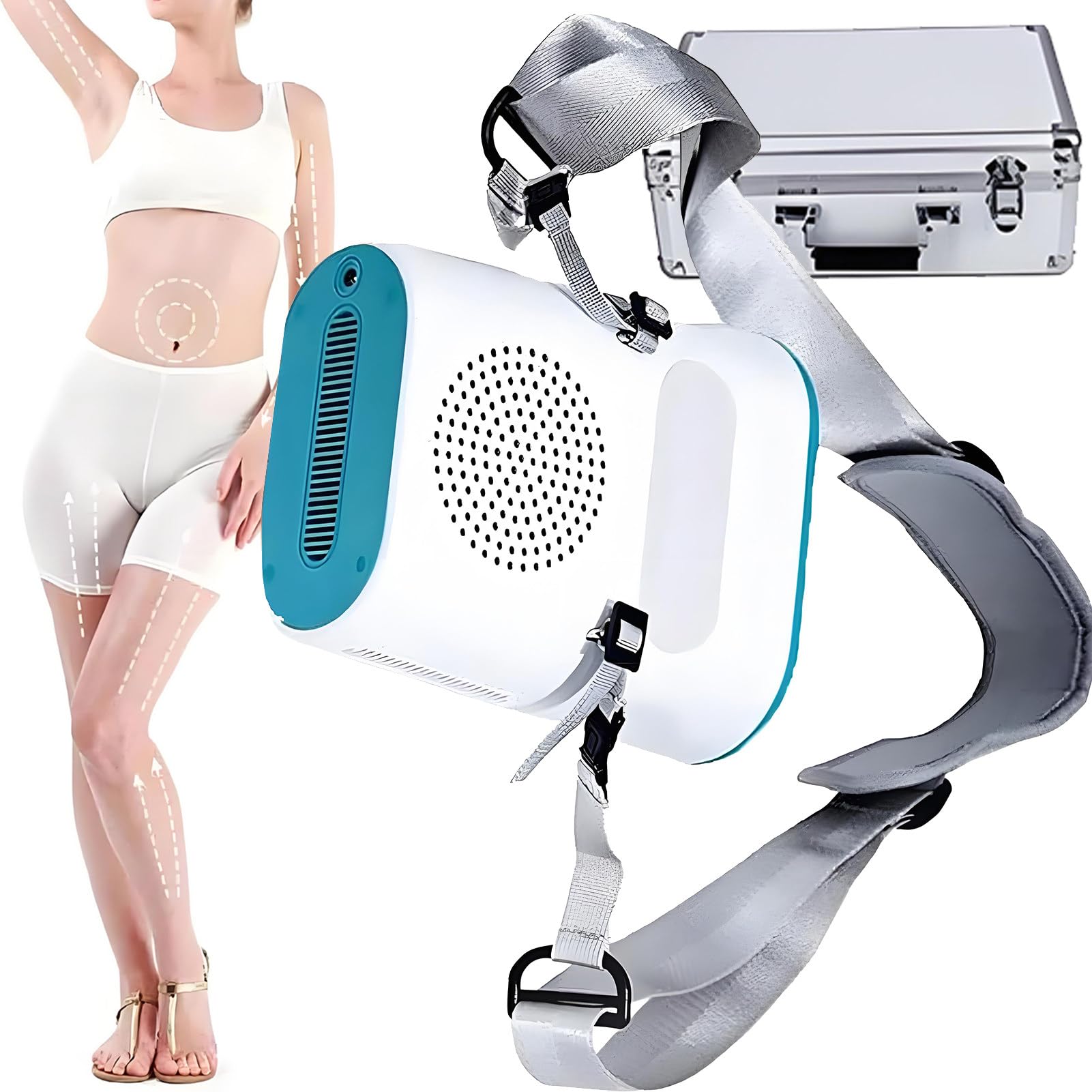 SHENGSHIYU Body Sculpting Freeze Freeze Body Shaping Machine Cool Sculpting Machine Fat Removal Pain Relief for Weight Loss Cryolipolysis Shaping Beauty Instrument