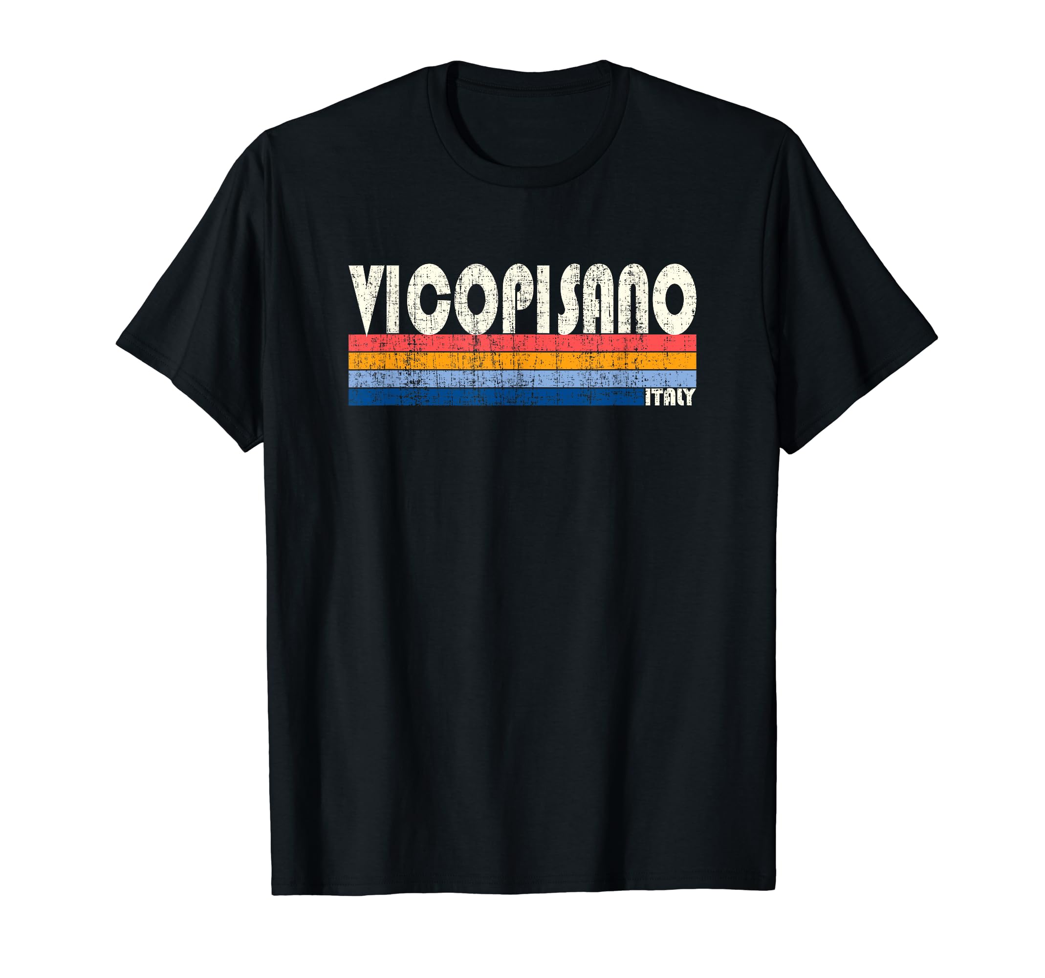 Vicopisano, Italy Retro 70s 80s Style T-Shirt