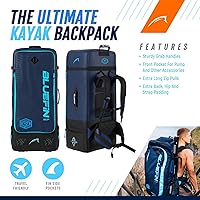 Vista 7 de Bluefin Scout - Kayak inflable para 1 persona, alternativa inflable de canoa