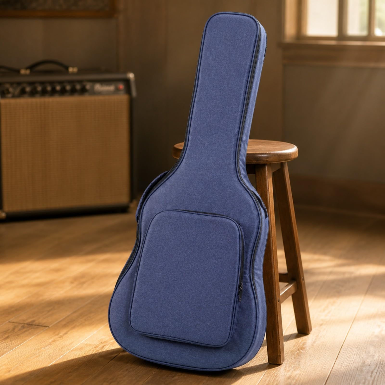 predolo Funda Guitarra con Bolsillo Frontal Resisn Al Agua Ajustable para Almacenamiento